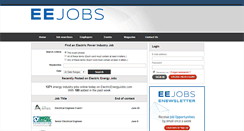 Desktop Screenshot of electricenergyjobs.com